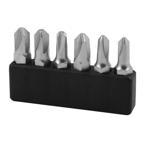 Levně Sada bezpečnostních bitů Narex 1/4' v zásobníku 6dílná - TW, TS