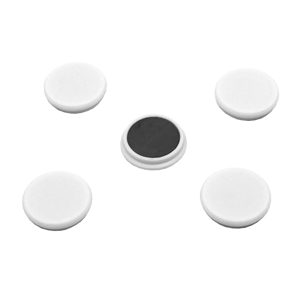 Levně Magnety Mikov 853 - barevné 32 mm - 100 ks barevné provedení bílá