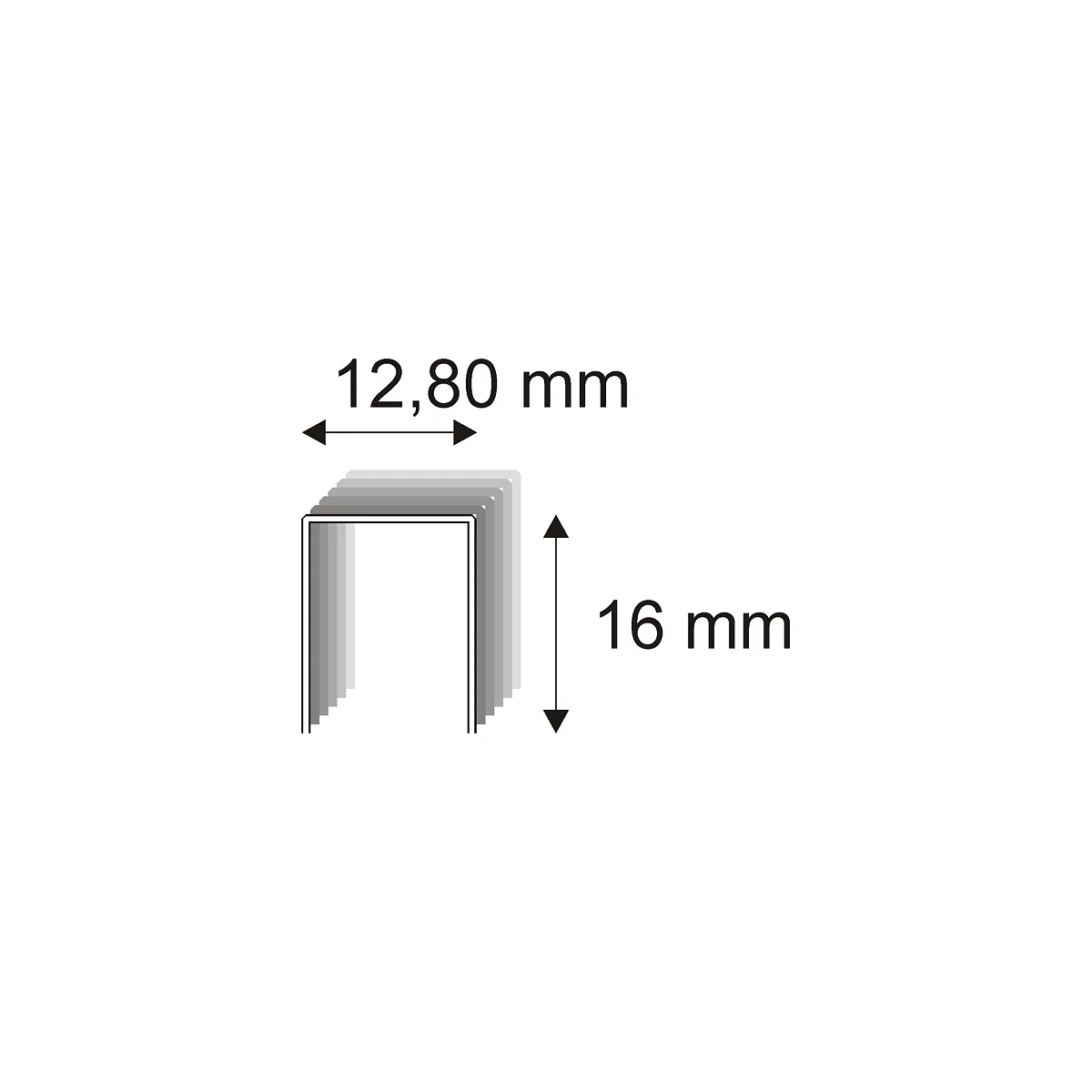 Levně Čalounické spony Narex 338/16 á 140 - 12,80 x 16 mm kusů v balení 19600