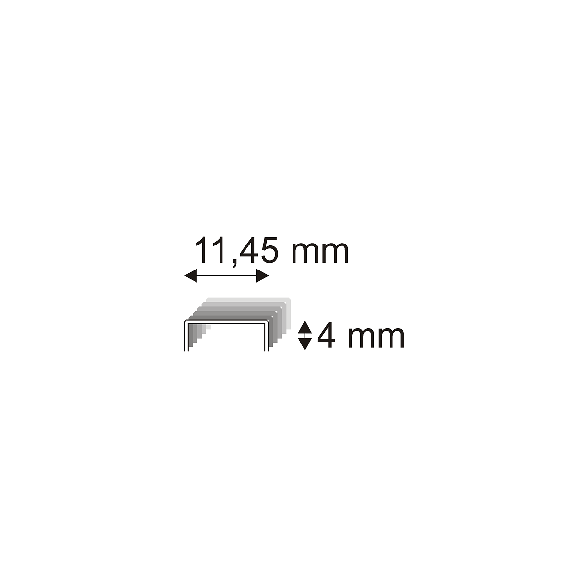 Levně Čalounické spony Narex 530/04 - 11,45 x 4 mm kusů v balení 17400