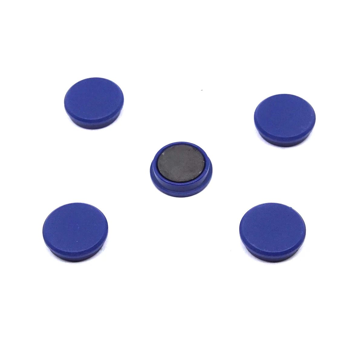 Levně Magnety Mikov 852 - barevné 24 mm - 100 ks barevné provedení modrá