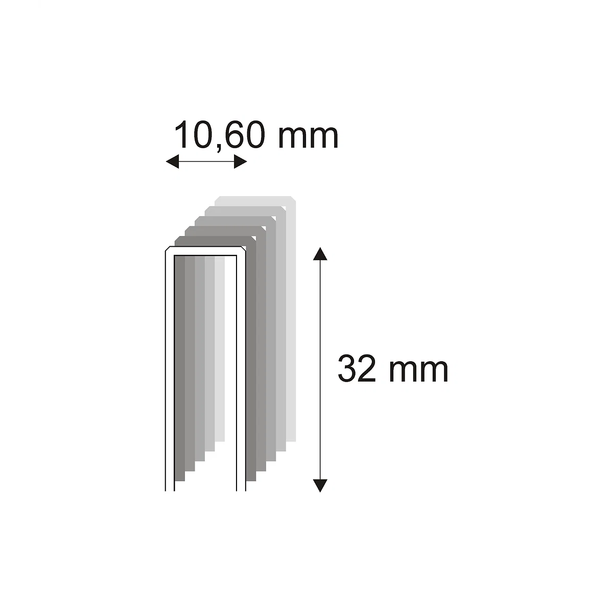 Levně Truhlářské spony s pryskyřicí Narex 363/32 - 10,60 x 32 mm - 7.600 ks