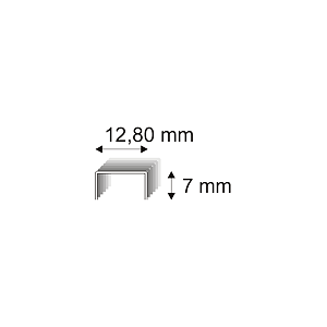 Čalounické spony Narex 338/07 á 140 - 12,80 x 7 mm