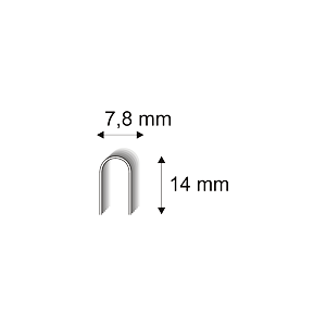 Kabelážní spony ostřené Narex 502/14 - 7, 80 x 14 mm